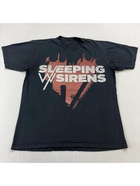 Sleeping With Sirens Band T Shirt Size Medium Black
